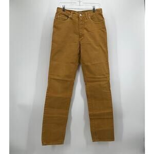 Vintage GUESS Georges Marciano Gold 90s Jeans Sz 31 Made in USA Triangle Logo